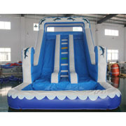 inflatable water slide